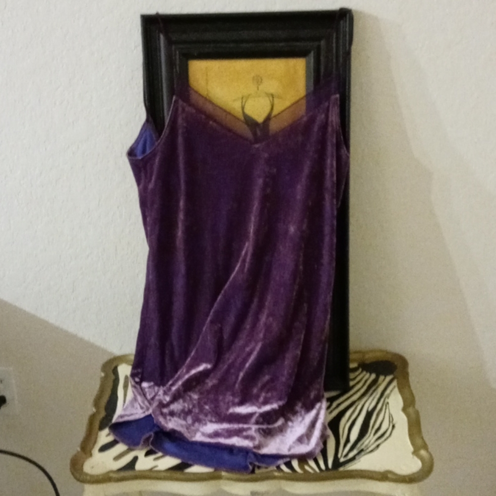 Lilay Wine Slip Dress